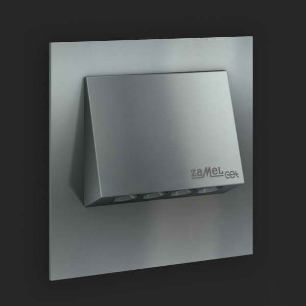 Светильник Zamel NAVI алюмин./тепл.бел. в монт.коробку, 11-221-12