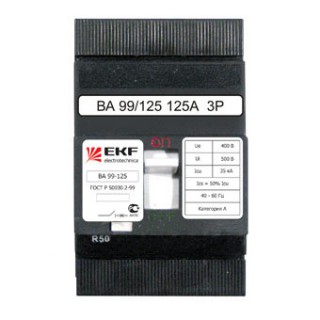 Автоматический выкл. EKF ВА-99 125/ 32А 3Р 35кА