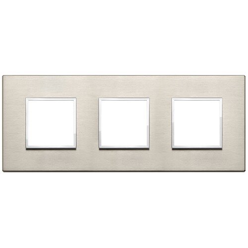 VIMAR Eikon Evo Накладка на 6 мод. (2+2+2) расст. между центрами 71мм Светлая бронза 21644.04