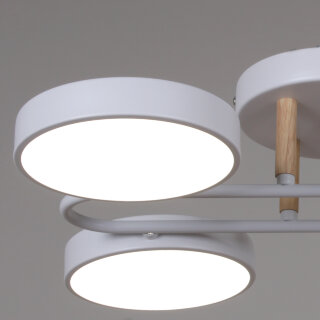 Люстра  SNEHA  03322-0.3-08 WH+WOOD