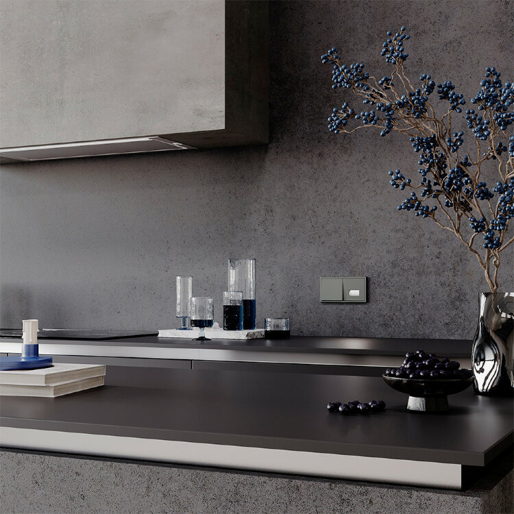 Встраиваемая LED подсветка Voltum S70 06 титан VLS070606