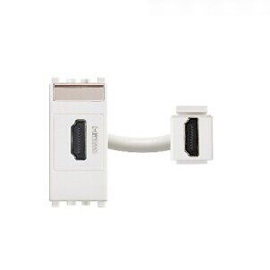 VIMAR Eikon Розетка HDMI Белая 20346.B