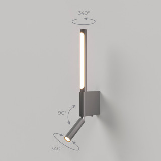 Бра Eurosvet/Electrostandard 40111/LED Sarca 4000К графит