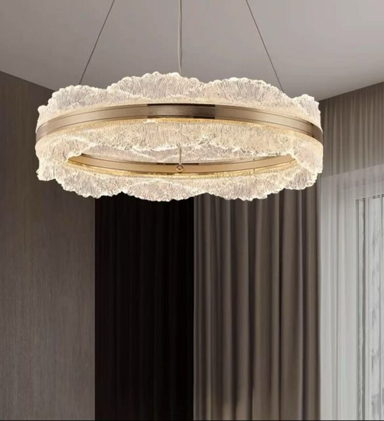 Подвес 8858-400 Champagne LED 70W 3000-6000K D400*H150*1500 пульт ДУ