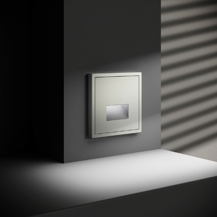 Встраиваемая LED подсветка Voltum S70 05 сталь VLS070605