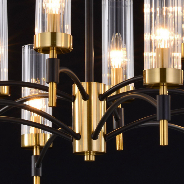 Люстра SNEHA (ILLUMICO) IL5177-6+6PLS-29 BRASS TUBO