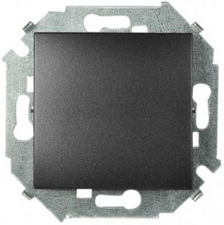 Simon15 Переключатель перекрестный с 3-х мест 16А 250В винт.зажим графит 1591251-038