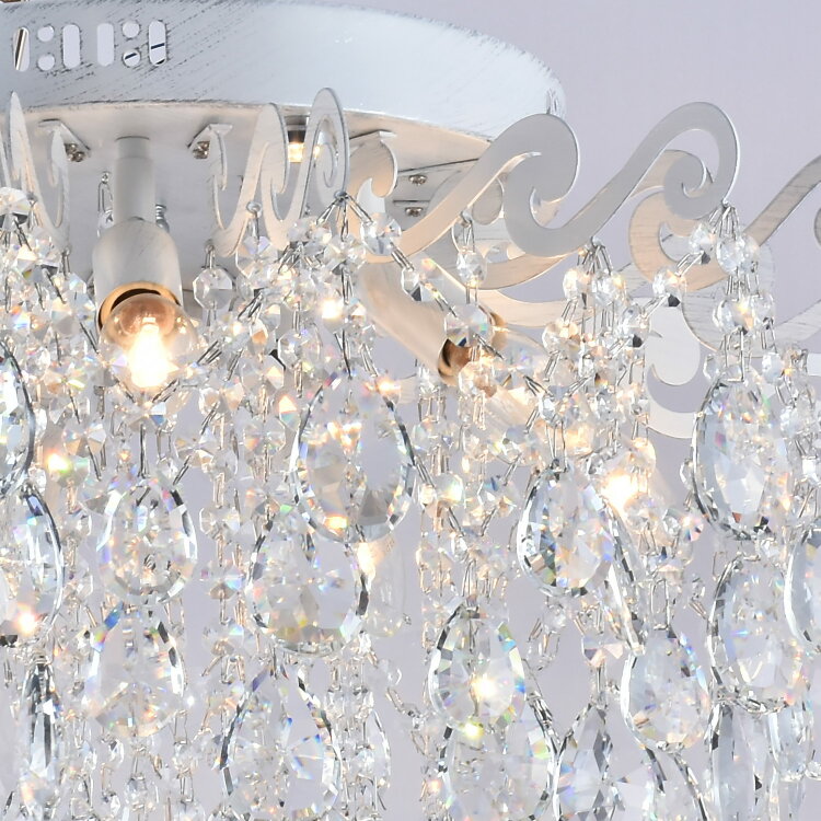 Люстра  SNEHA  04033-0.3-07 WH+Silver PN