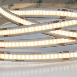 Светодиодная лента Arte Lamp LANE A2432008-02-4K | 24V | 10W/m | 4000К | COB | 5м