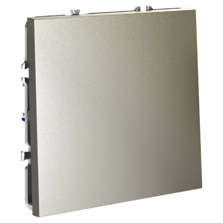 Выключатель 1-клавишный проходной Voltum S70 04 шелк VLS010304