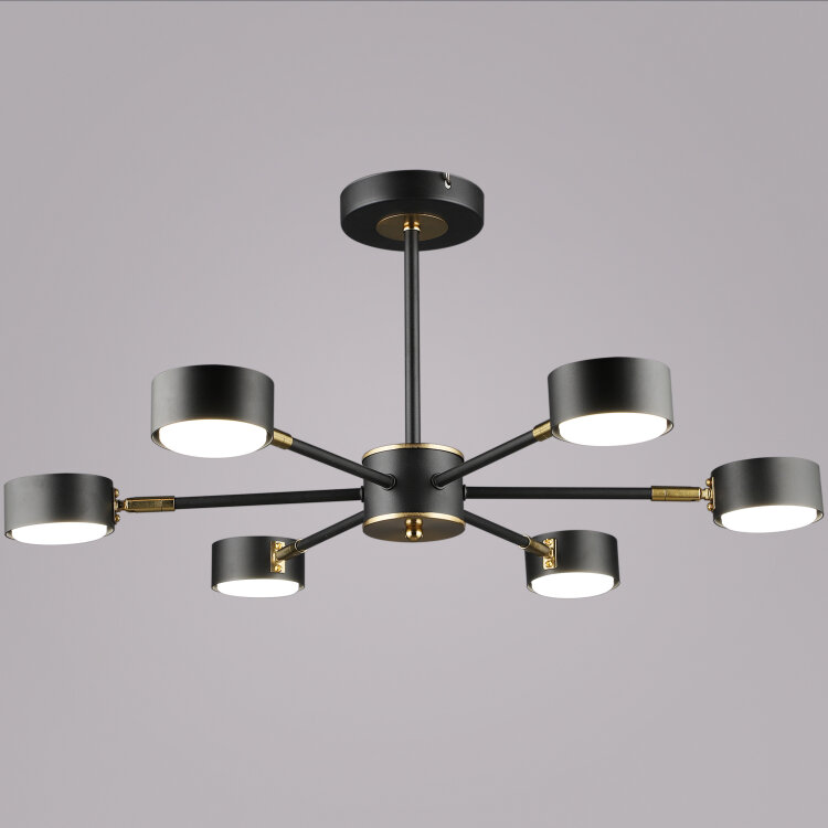 Люстра  SNEHA  06660-0.3-06 BK+COP GX53