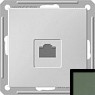 Розетка компьютерная 1хRJ45 шампань Wessen59