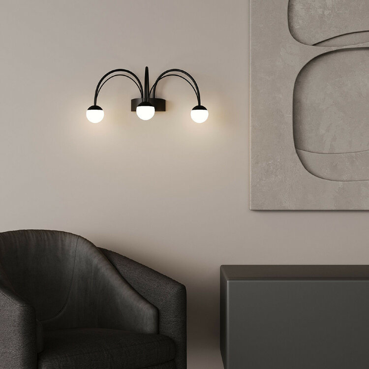 Бра Eurosvet  90031/3 черный