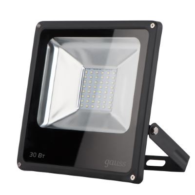 Прожектор Gauss LED 613100330 30W IP65 6500K черный
