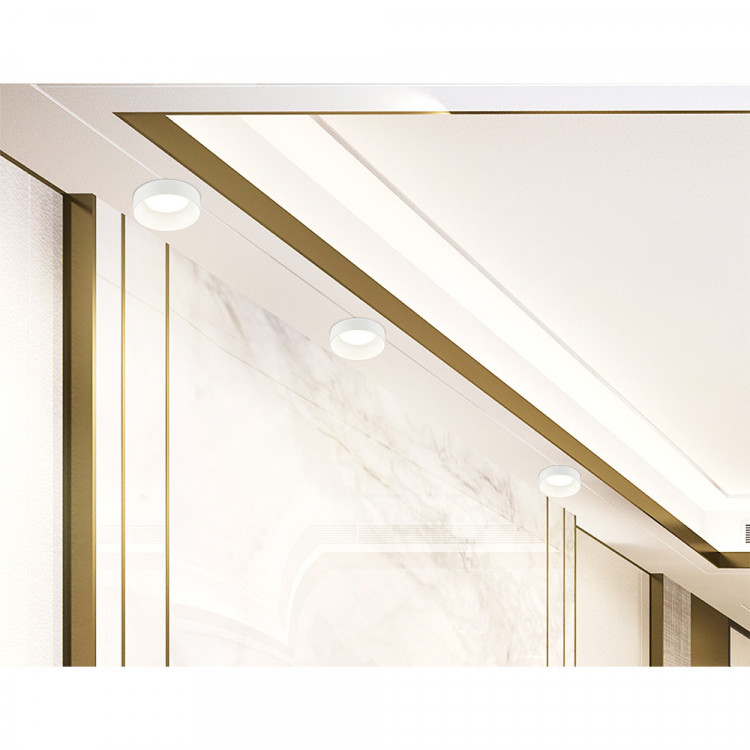 Светильник встраиваемый TN51816 WH белый IP20 GX53 D100*63