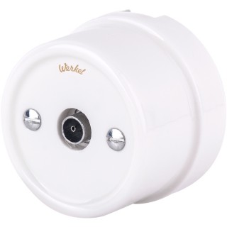 Розетка ТВ Werkel Retro WL18-02-05 белая