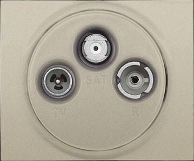 Legrand Galea Life Накладка для розетки TV-FM-SAT Титан 771489