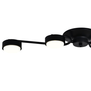 Светильник потолочный Escada 100007/4C GX53*15W Black ES0000021L