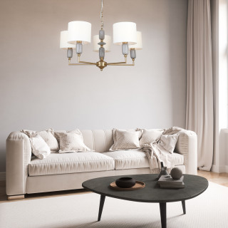 Люстра ESCADA 650/5P E14*40W Brass