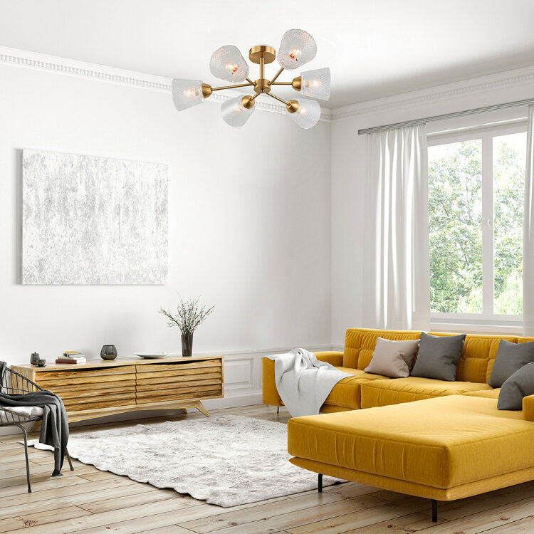 Люстра ESCADA 1104/6P E14*60W Brass