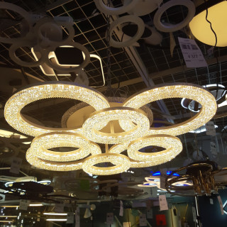 Люстра AURA 5787/4+4 Led WT
