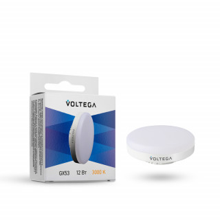 Лампа светод. Voltega Simple GX53 12W 3000K 180° 7234