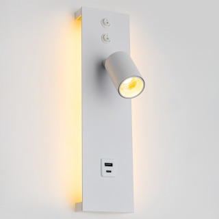 Спот CITILUX CL704460 Декарт белый с USB