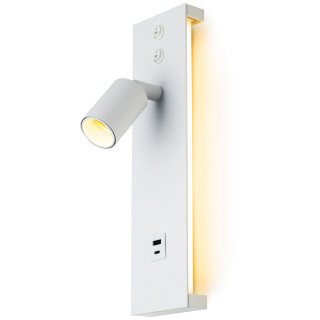 Спот CITILUX CL704460 Декарт белый с USB
