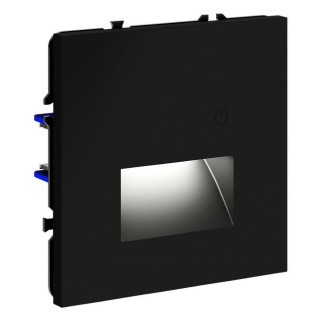 Встраиваемая LED подсветка с датчиком движения Voltum S70 08 черный матовый
