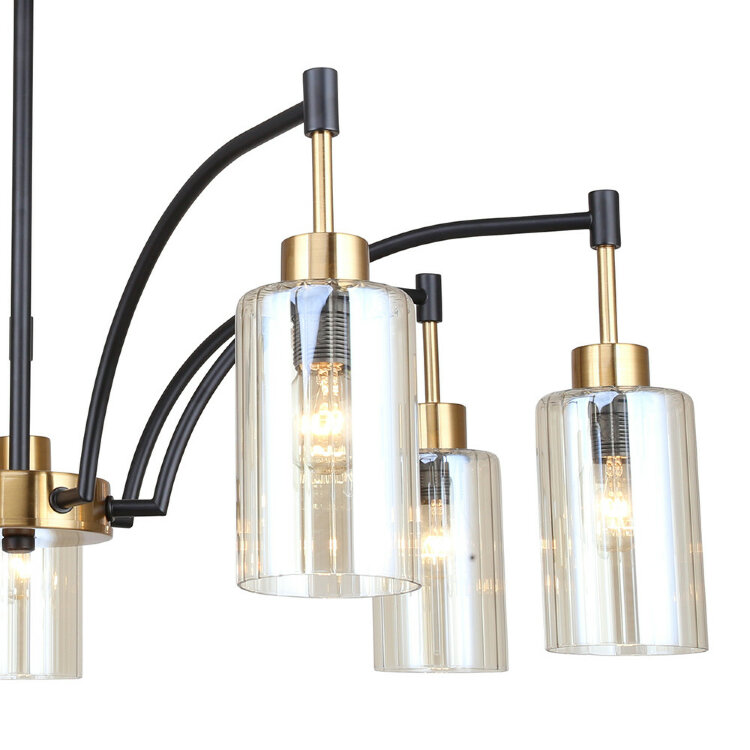 Люстра ESCADA  1166/7P E14*40W Brass/Black