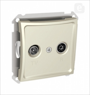 Розетка проходная TV-R 11dB  WDE000295, крем (уп.10)