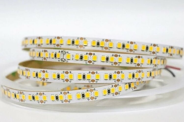 Светодиодная теплая незащ. лента ASL-ECO2835NW168-12V-15W 3000K IP20 (016)