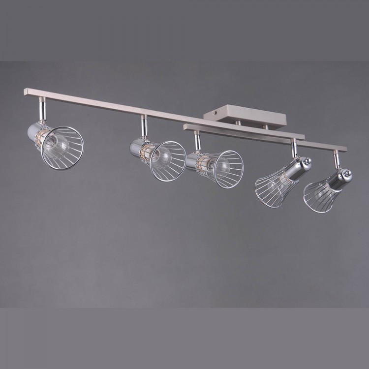 Люстра LV 9219/5 Мира никель