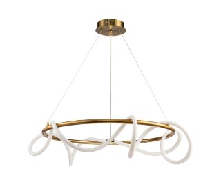 Люстра AURA RM2114-800 латунь  LED  D800*H1200mm 80w 4000K