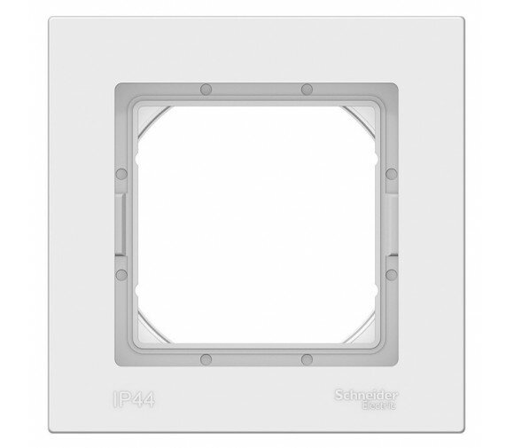 SE AtlasDesign Aqua Белый Рамка 1-ая IP44