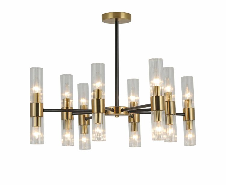 Люстра  74785/16 BLACK+COPPER