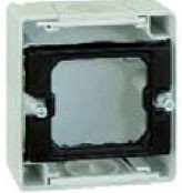 Simon27 Aqua Коробка 1-местная горизонтальная  4400751-035