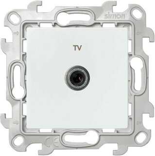 Simon 24 Белый Розетка TV-одиночная 2450477-030
